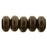 Czech Rondelle 3mm Dk Bronze