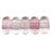 Czech Rondelle 3mm Luster - Transparent Topaz/Pink