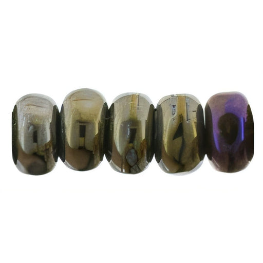 Czech Rondelle 3mm Iris - Brown