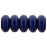 Czech Rondelle 3mm Navy Blue