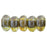 Czech Rondelle 3mm Luster - Transparent Green