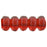 Czech Rondelle 3mm Siam Ruby