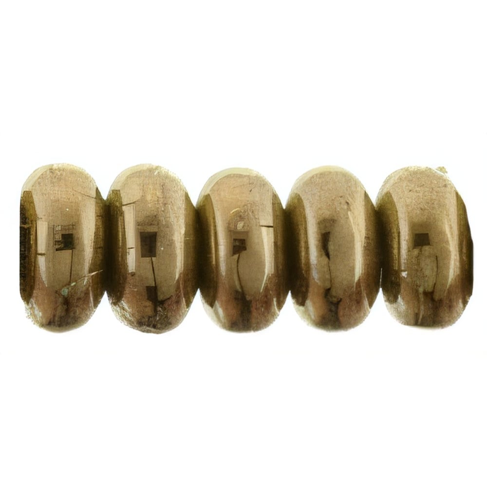 Czech Rondelle 3mm Bronze