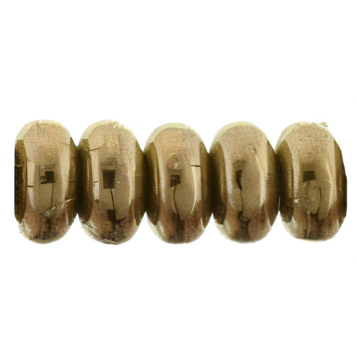Czech Rondelle 3mm Bronze