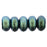 Czech Rondelle 3mm Polychrome - Aqua Teal