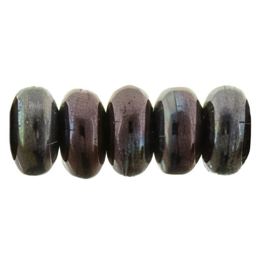 Czech Rondelle 3mm Luster - Metallic Amethyst