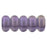 Czech Rondelle 3mm Luster Iris - Tanzanite