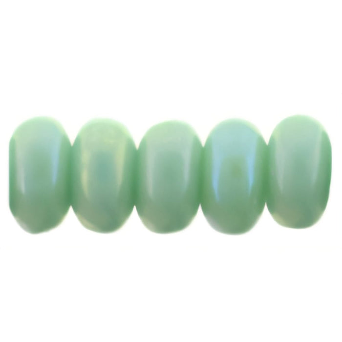 Czech Rondelle 3mm Luster Iris - Turquoise