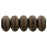 Czech Rondelle 3mm Matte - Dk Bronze