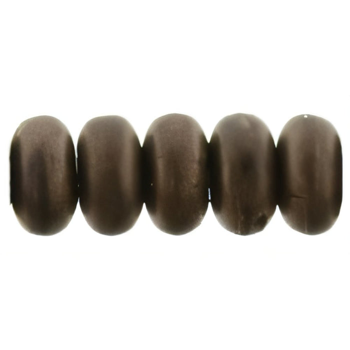 Czech Rondelle 3mm Matte - Dk Bronze