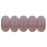 Czech Rondelle 3mm Matte - Milky Amethyst