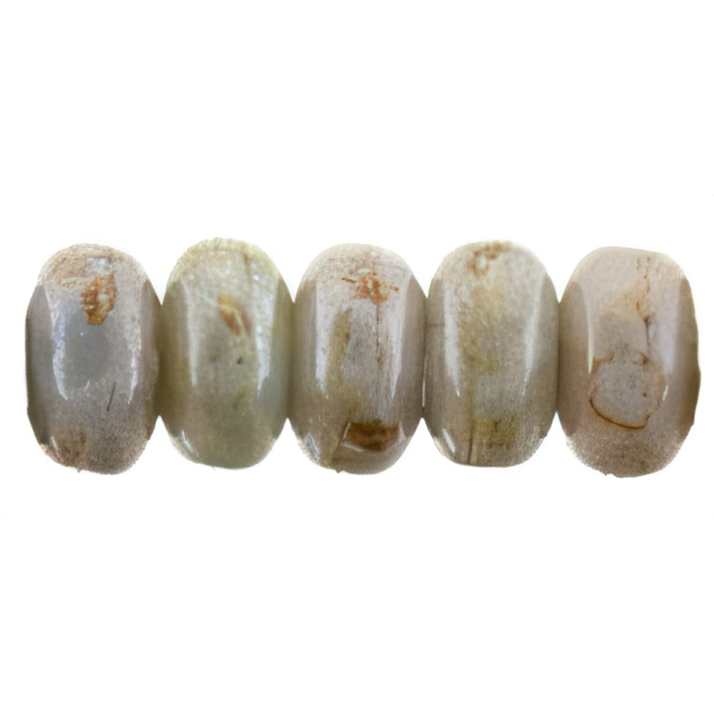 Czech Rondelle 3mm Ultra Luster - Opaque Green