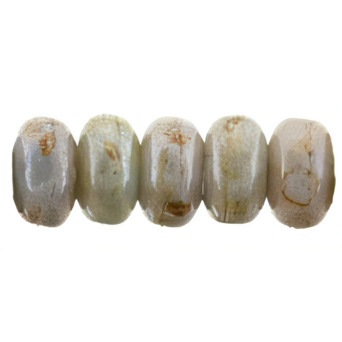 Czech Rondelle 3mm Ultra Luster - Opaque Green