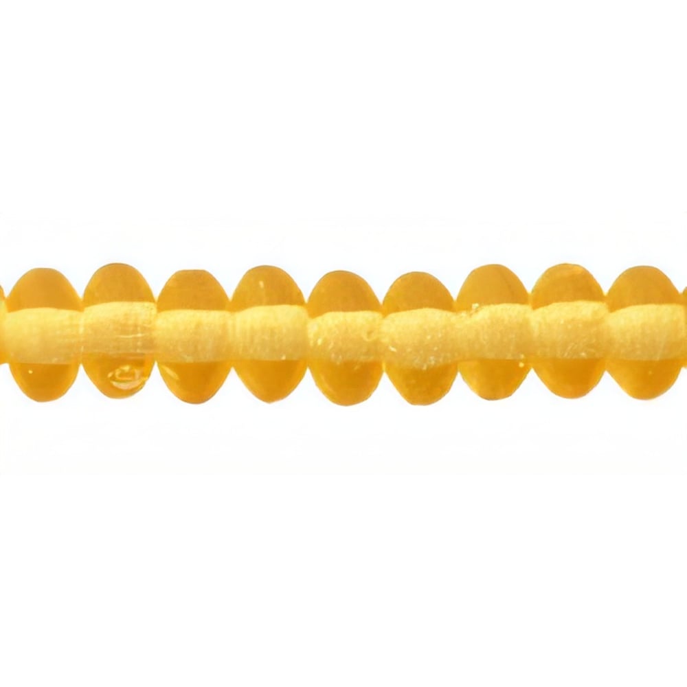 Czech Rondelle 4mm Med Topaz