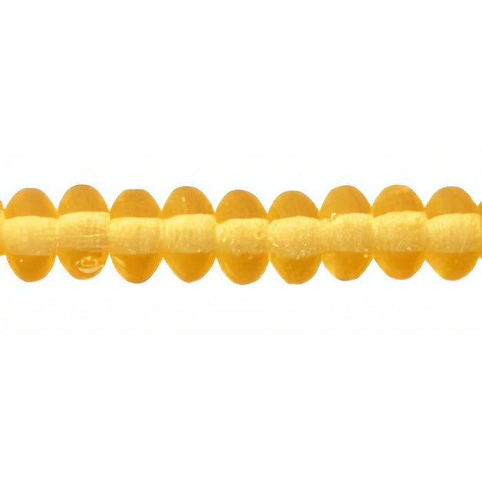 Czech Rondelle 4mm Med Topaz