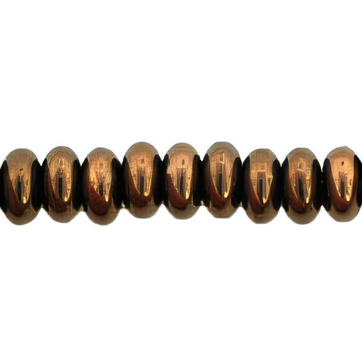 Czech Rondelle 4mm Dk Bronze