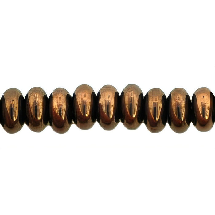 Czech Rondelle 4mm Dk Bronze