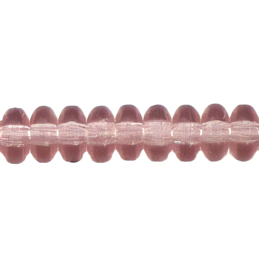 Czech Rondelle 4mm Lt Amethyst