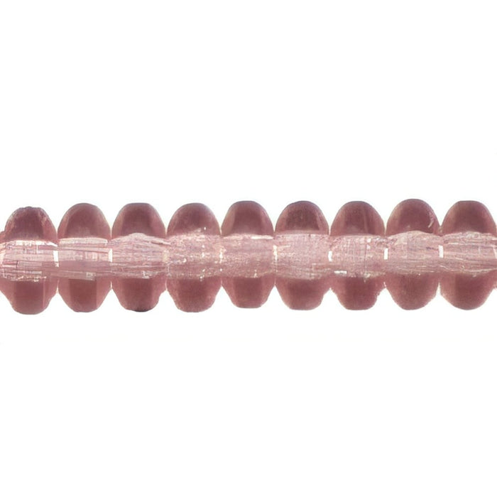 Czech Rondelle 4mm Lt Amethyst