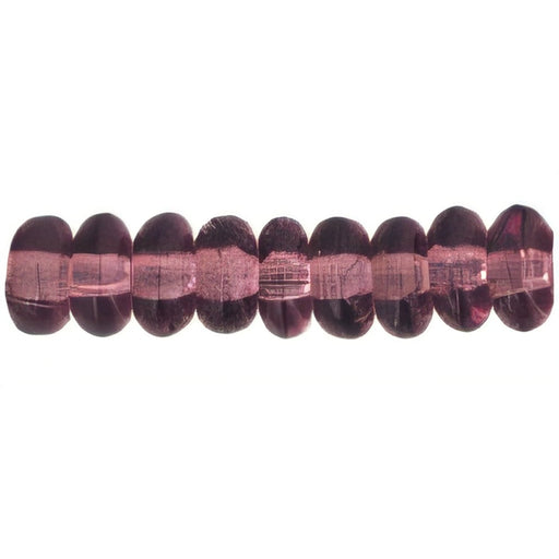 Czech Rondelle 4mm Amethyst
