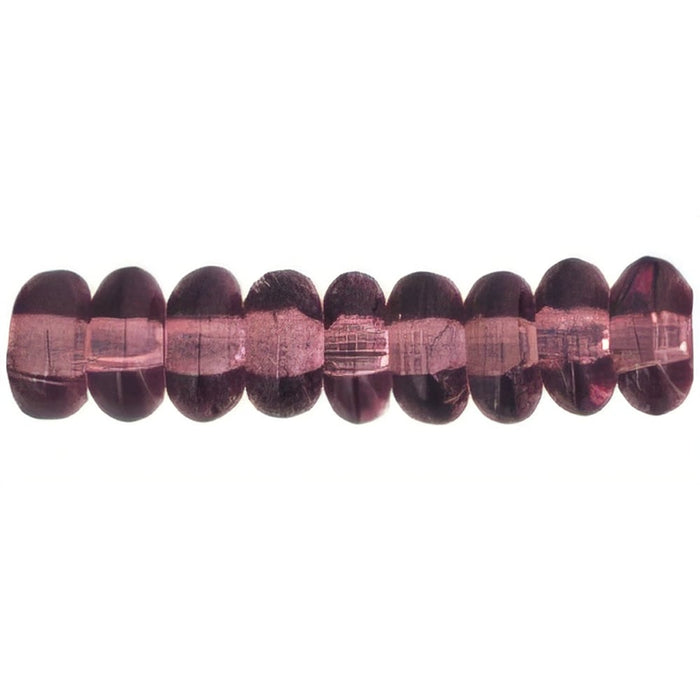 Czech Rondelle 4mm Amethyst