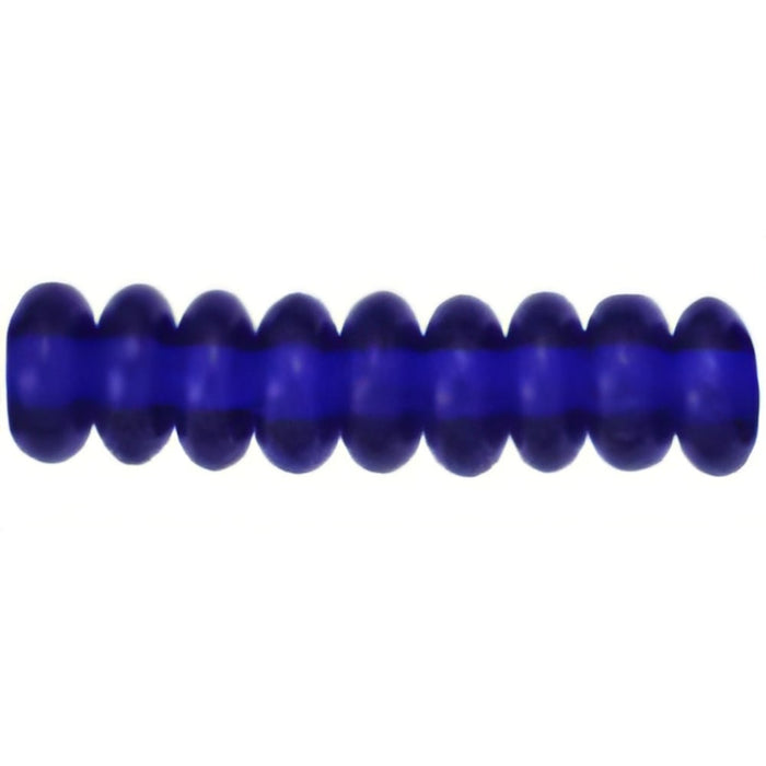 Czech Rondelle 4mm Cobalt