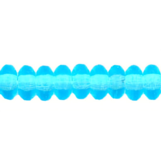 Czech Rondelle 4mm Aquamarine