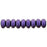 Czech Rondelle 4mm Metallic Suede - Purple