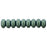 Czech Rondelle 4mm Metallic Suede - Lt Green