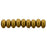 Czech Rondelle 4mm Matte - Metallic Antique Gold