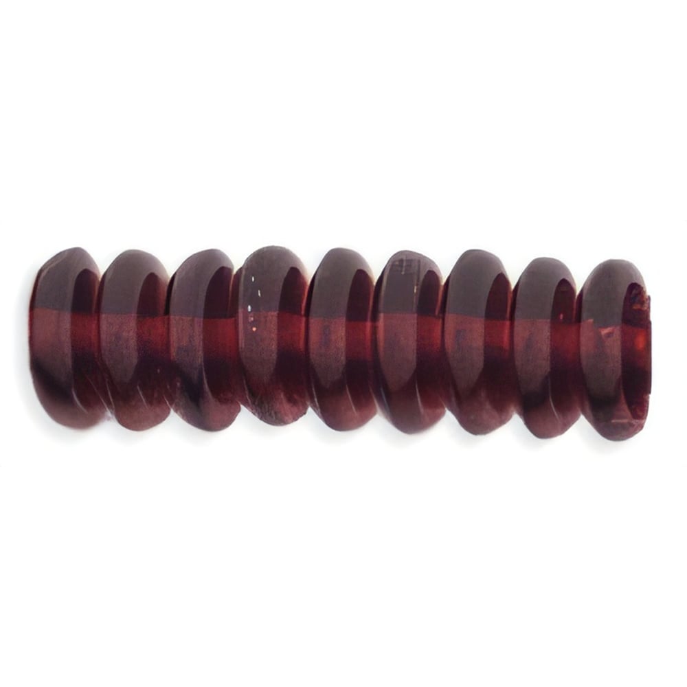 Czech Rondelle 6mm Dk Amethyst (50pcs)