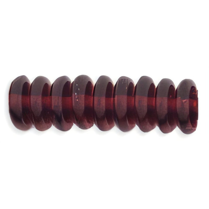 Czech Rondelle 6mm Dk Amethyst (50pcs)
