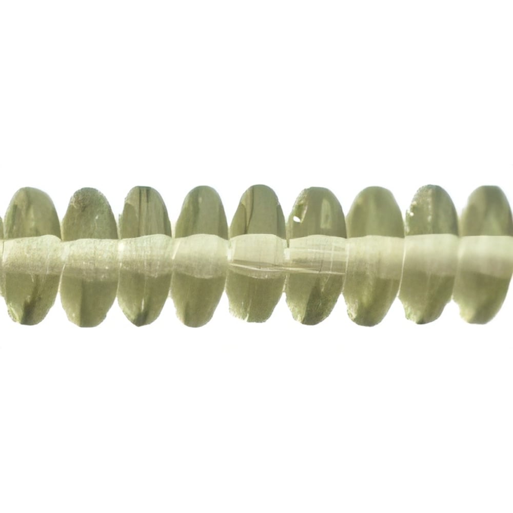 Czech Rondelle 6mm Black Diamond (50pcs)