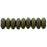 Czech Rondelle 6mm Metallic Suede - Dk Green (50pcs)