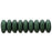 Czech Rondelle 6mm Chrome - Emerald Green (50pcs)