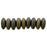 Czech Rondelle 6mm Matte - Metallic Leather (50pcs)