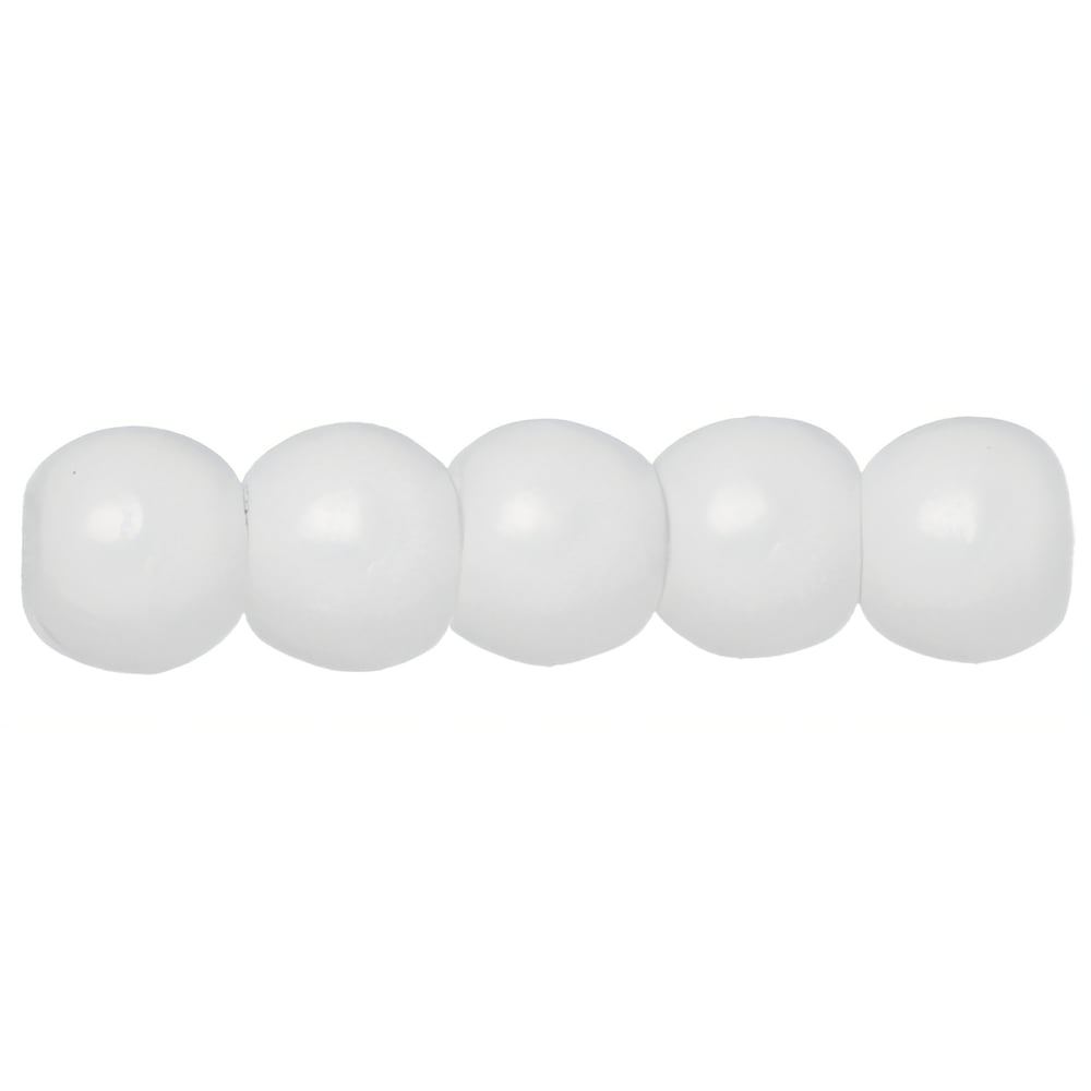 Czech Round Beads 2mm Opaque White