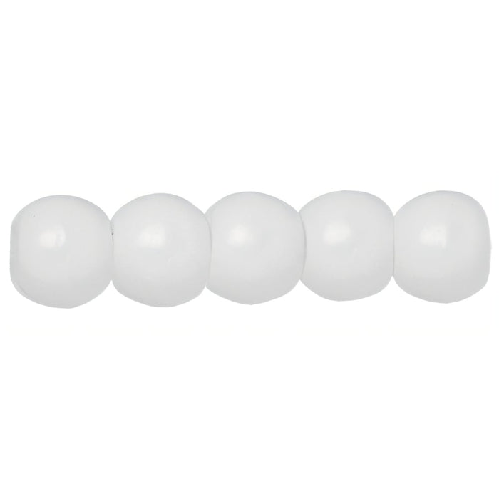 Czech Round Beads 2mm Opaque White