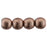 Czech Round Beads 2mm ColorTrends: Sueded Gold Ash Rose