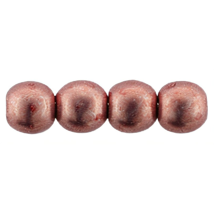 Czech Round Beads 2mm ColorTrends: Sueded Gold Lantana