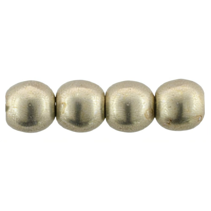 Czech Round Beads 2mm ColorTrends: Sueded Gold Cloud Dream