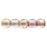 Czech Round Beads 2mm Luster - Transparent Topaz/Pink