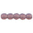 Czech Round Beads 2mm Milky Amethyst