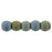 Czech Round Beads 2mm Matte - Iris - Brown