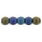 Czech Round Beads 2mm Matte - Iris - Blue