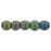 Czech Round Beads 2mm Matte - Iris - Purple