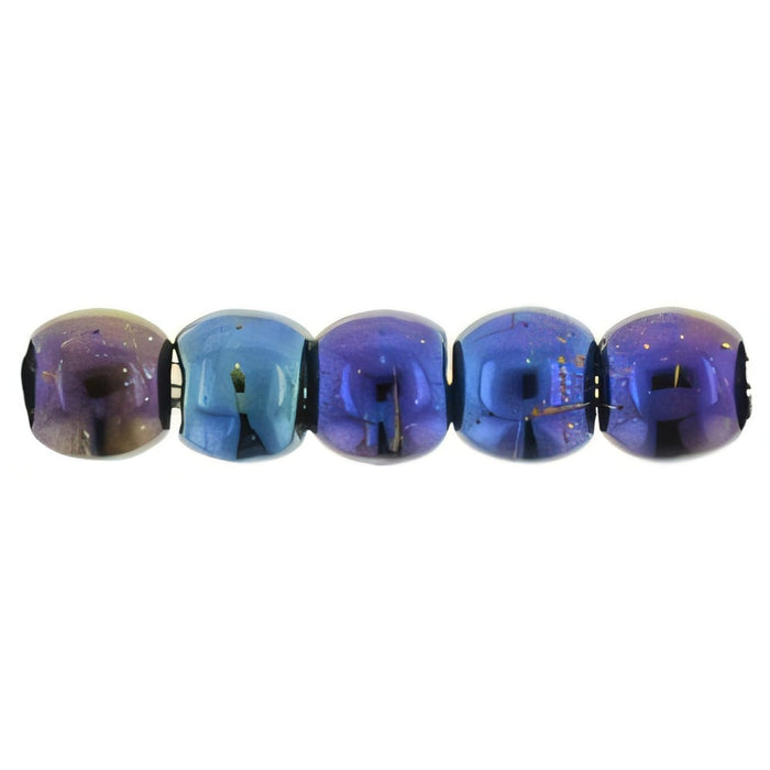 Czech Round Beads 2mm Iris - Blue