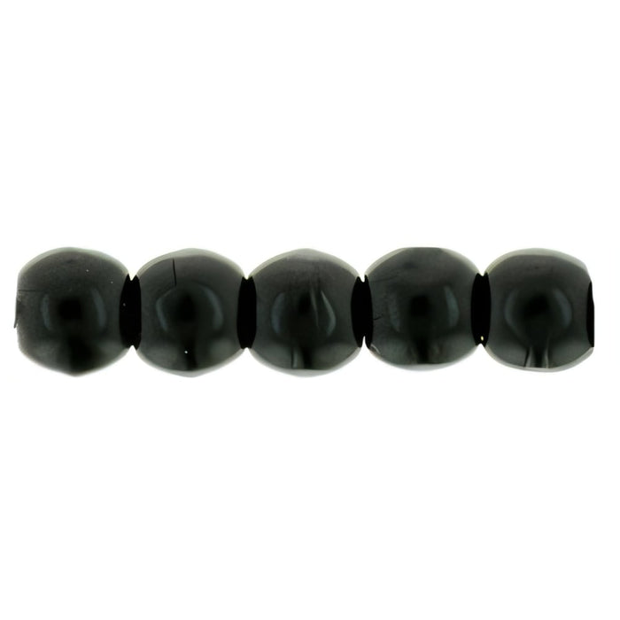 Czech Round Beads 2mm Jet