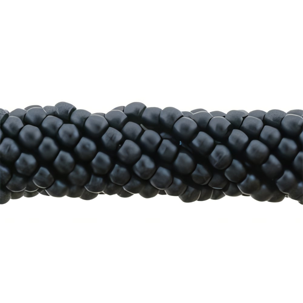 Czech Glass Pearls 2mm Charcoal