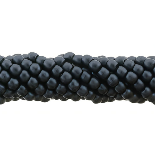 Czech Glass Pearls 2mm Charcoal